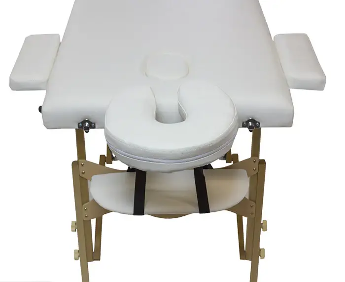 Lightweight Portable Massage Table w/ Wooden Legs - Image 5